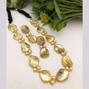 FS Collection Gold Plated Gemstone Necklace Set