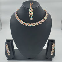 Hashtag Jewels Gold Plated Austrian Stone Necklace Set
