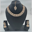 Hashtag Jewels Gold Plated Austrian Stone Necklace Set