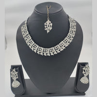 Hashtag Jewels Gold Plated Austrian Stone Necklace Set