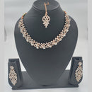 Hashtag Jewels Gold Plated Austrian Stone Necklace Set