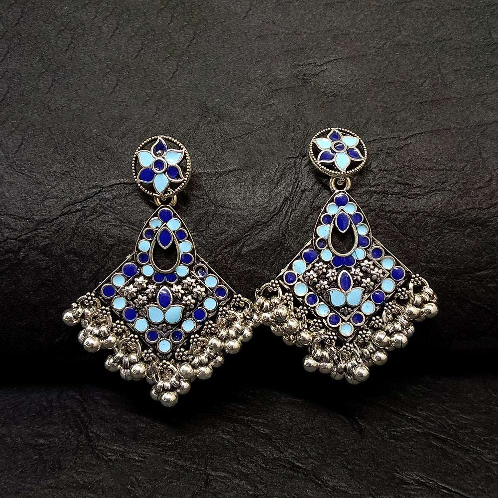 Darshana Jewels Oxidised Plated Dangler Earrings