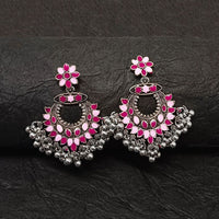 Matchit Meenakari Oxidised Plated Dangler Earrings - JW-11451029PK