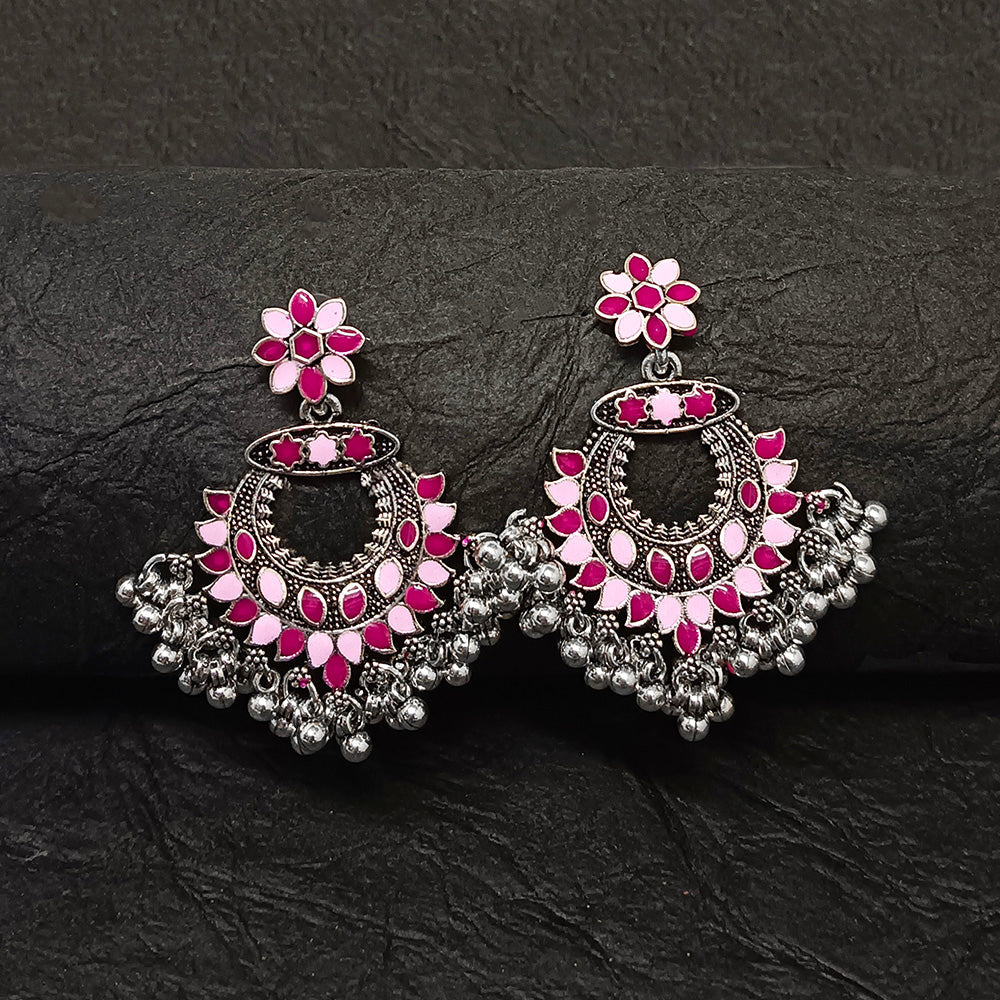 Bhavi Jewels Oxidised Plated Dangler Earrings