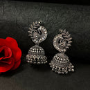 Bhavi Jewels Oxidised Plated Jhumki Earrings