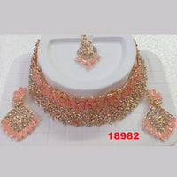 Crescent Creation Austrian Stone Necklace Set - 11471003