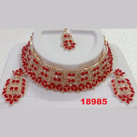 Crescent Creation Austrian Stone Necklace Set - 11471004