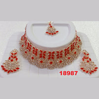 Crescent Creation Austrian Stone Necklace Set - 11471006