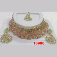 Crescent Creation Austrian Stone Necklace Set - 11471007