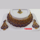 Crescent Creation Austrian Stone Necklace Set - 11471014