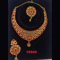 Crescent Creation Austrian Stone Necklace Set - 11471017