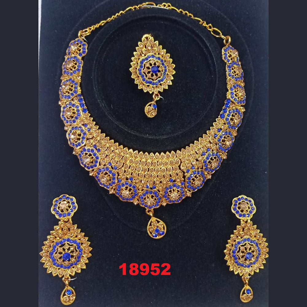 Crescent Creation Austrian Stone Necklace Set - 11471019