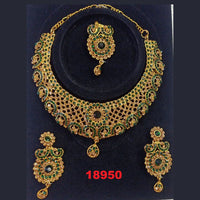 Crescent Creation Austrian Stone Necklace Set - 11471020