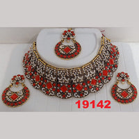 Crescent Creation Austrian Stone Necklace Set - 11471039