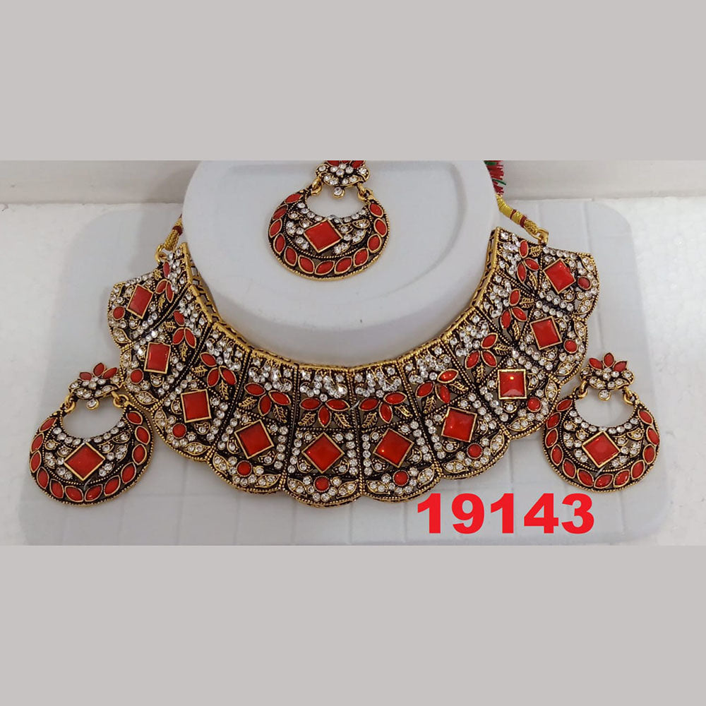 Crescent Creation Austrian Stone Necklace Set - 11471042