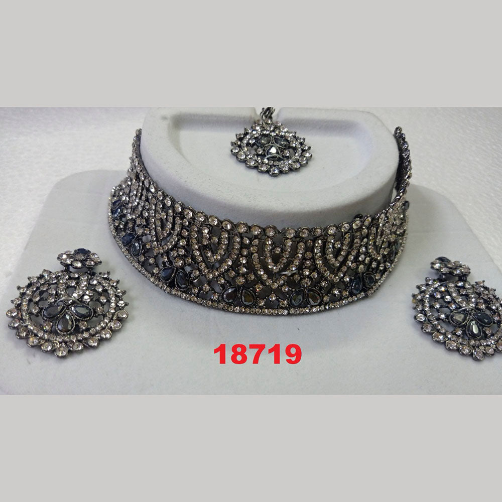 Crescent Creation Austrian Stone Necklace Set