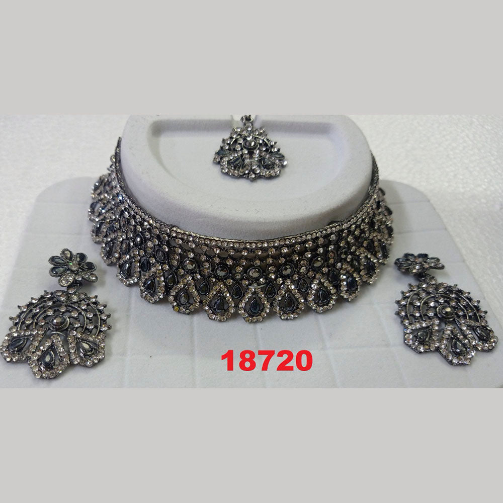 Crescent Creation Austrian Stone Necklace Set