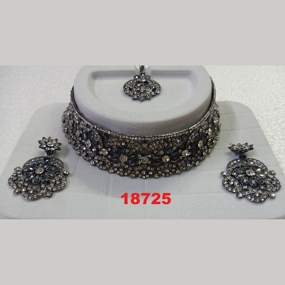 Crescent Creation Austrian Stone Necklace Set