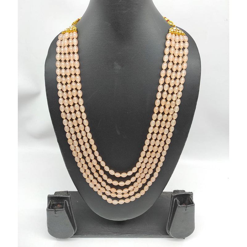 Raj Creations Gold Plated Beads Necklace Set