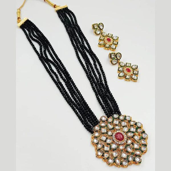 Raj Creation Kundan Long Necklace Set