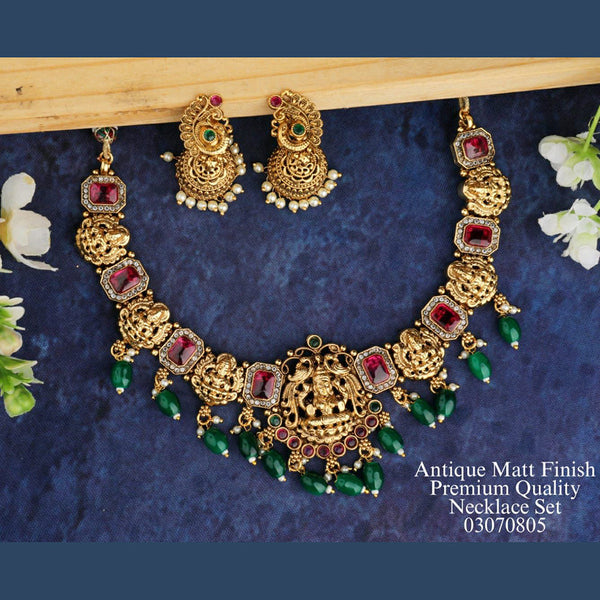 Sangita Creation Temple Necklace Set