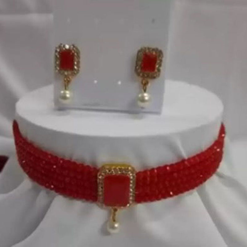 Shrishti Fashion Gold Plated Choker Necklace Set