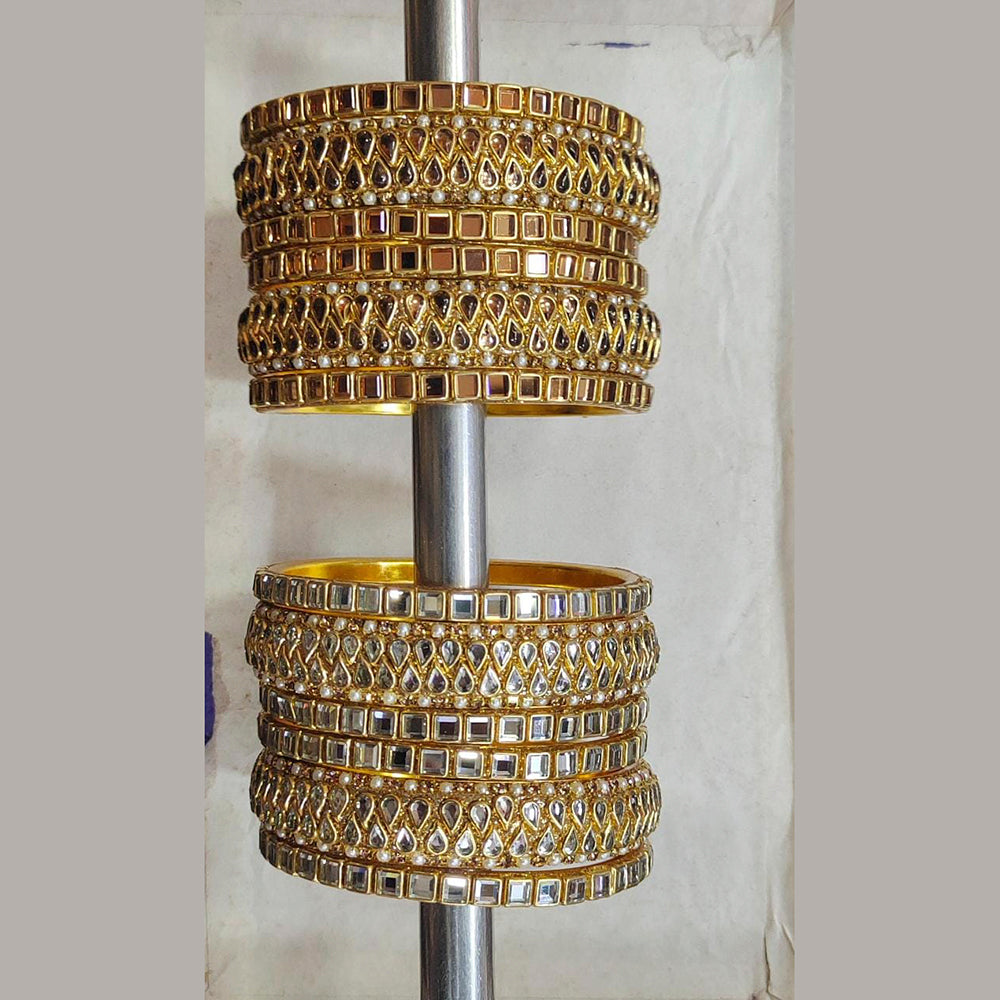 Kiran Bangles Kundan Stone Bangles Set