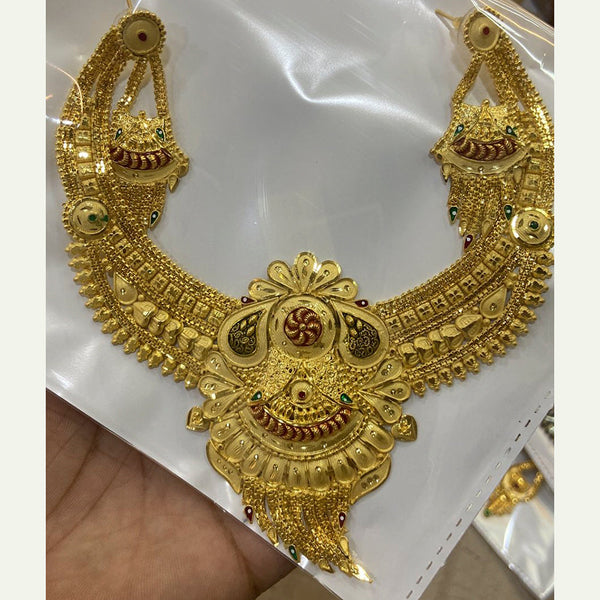 The Jangid Arts Forming Gold Plated Necklace Set