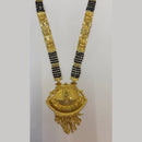 The Jangid Arts Gold Plated Black Beads Mangalsutra