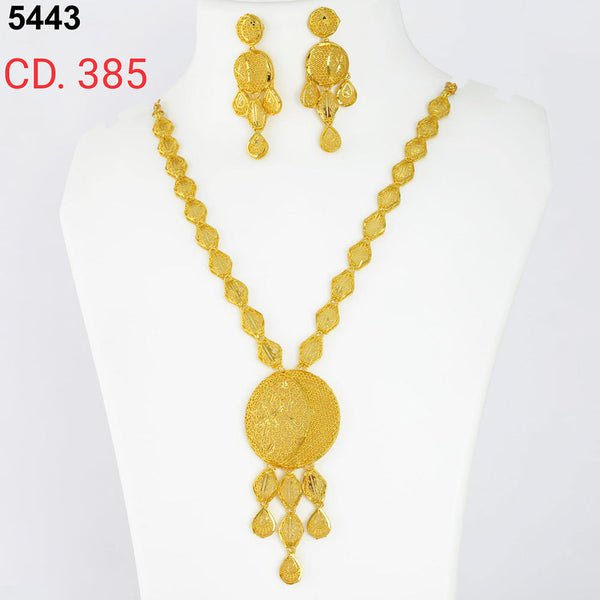 MR Jewellery Forming Gold Plated Necklace Set