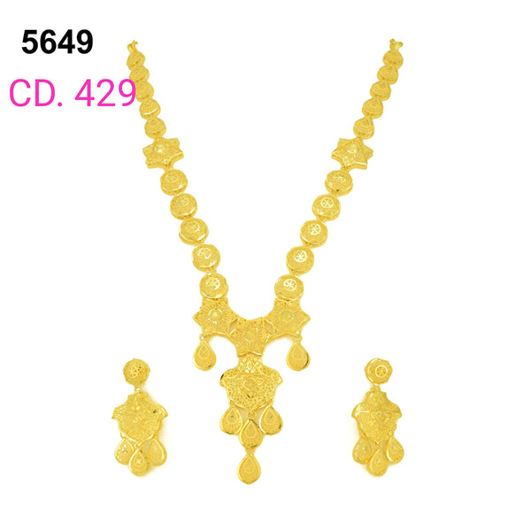 MR Jewellery Forming Gold Plated Necklace Set