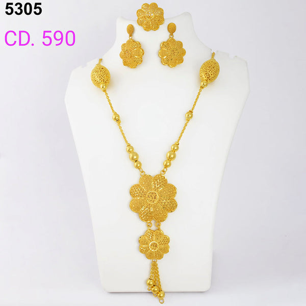 MR Jewellery Forming Gold Plated Necklace Set