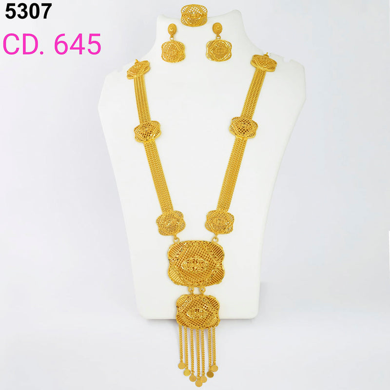 MR Jewellery Forming Gold Plated Necklace Set