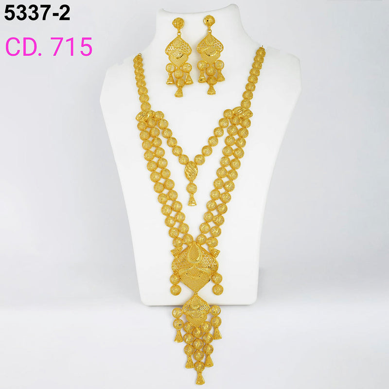 MR Jewellery Forming Gold Plated Necklace Set