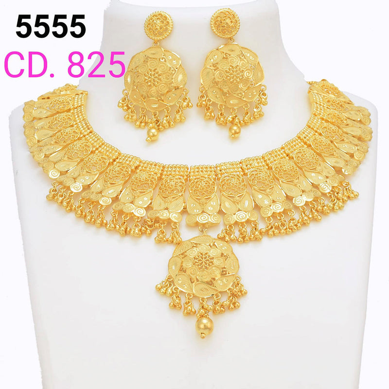 MR Jewellery Forming Gold Plated Necklace Set