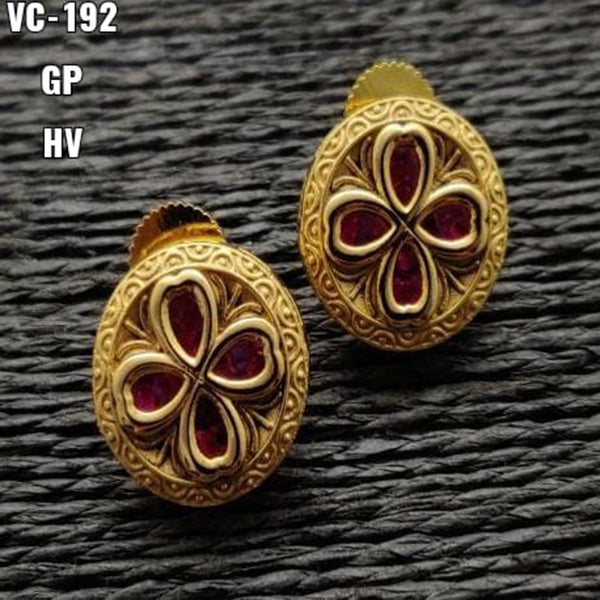 Vivah Creation Kundan Gold Plated Earrings