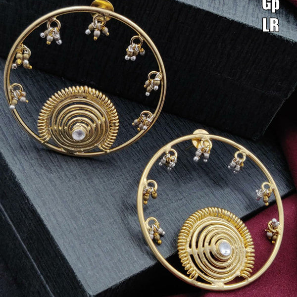 Vivah Creation Gold Plated Dangler Earrings
