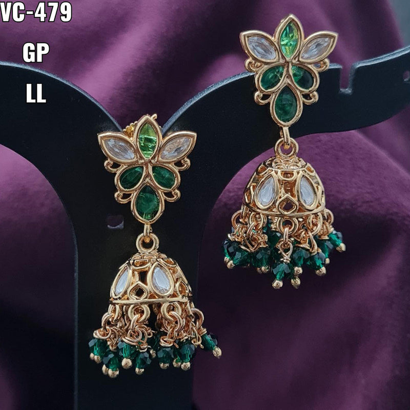 Vivah Creation Kundan Stone Jhumki