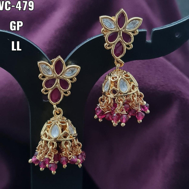 Vivah Creation Kundan Stone Jhumki