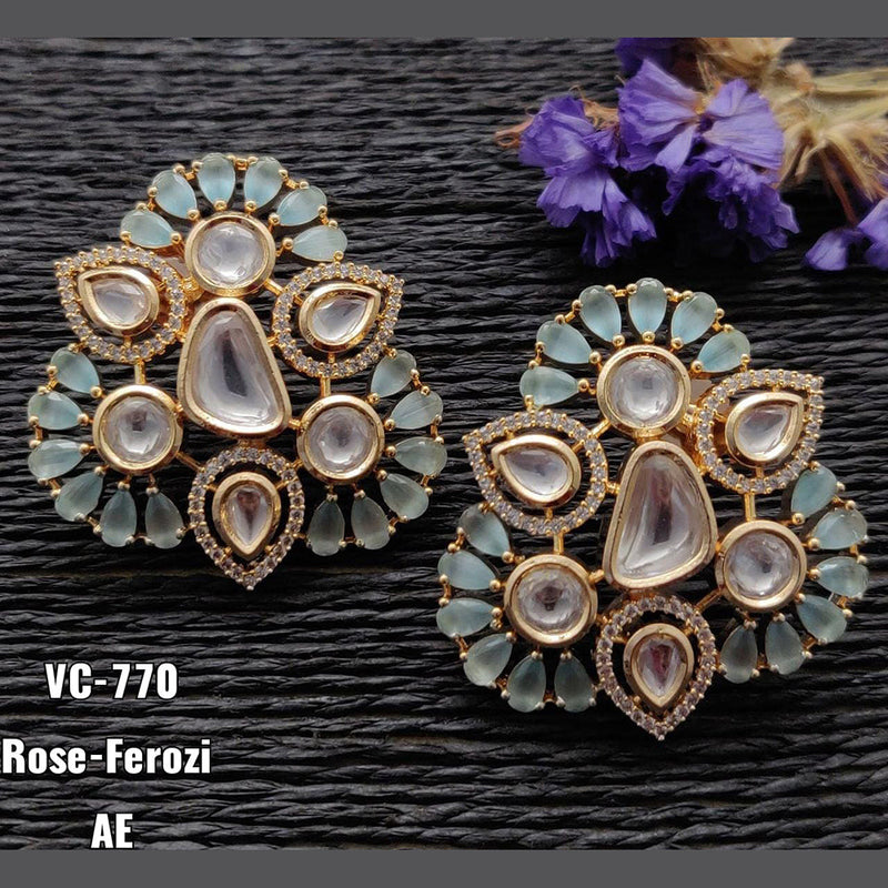 Vivah Creation Kundan Stud Earrings