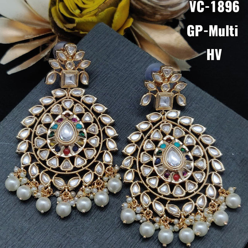 Vivah Creation Kundan Dangler Earrings