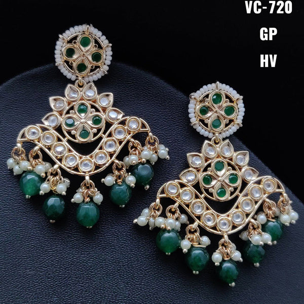 Vivah Creation Kundan Dangler Earrings