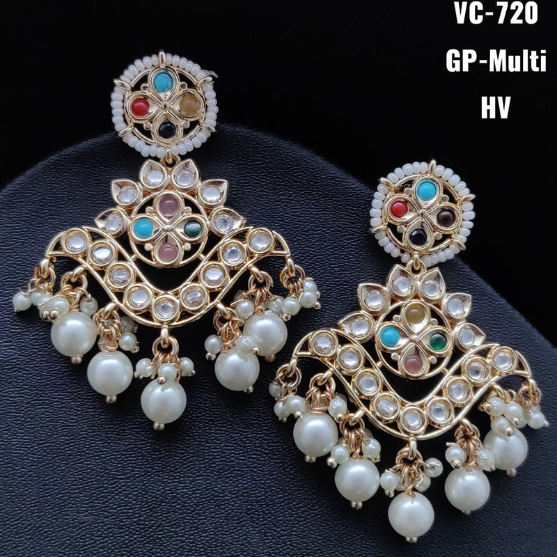 Vivah Creation Kundan Dangler Earrings