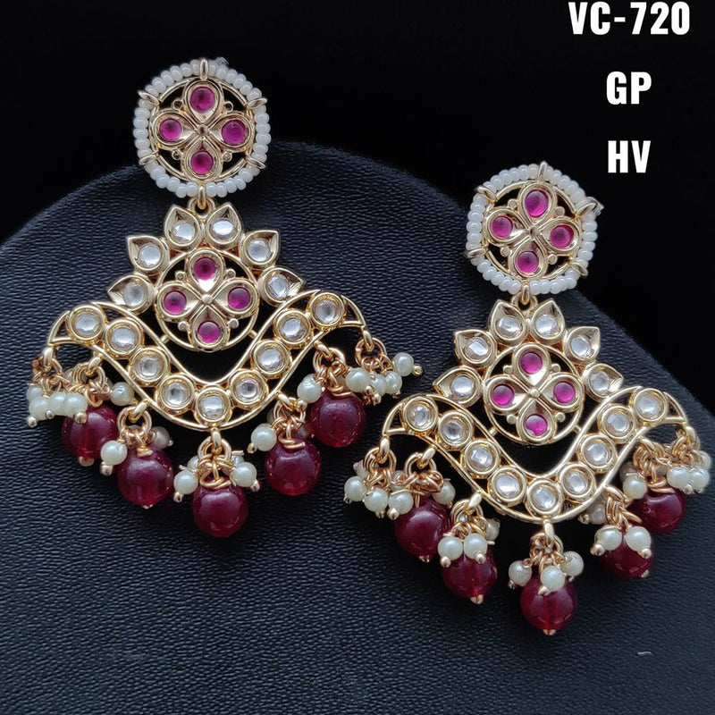 Vivah Creation Kundan Dangler Earrings