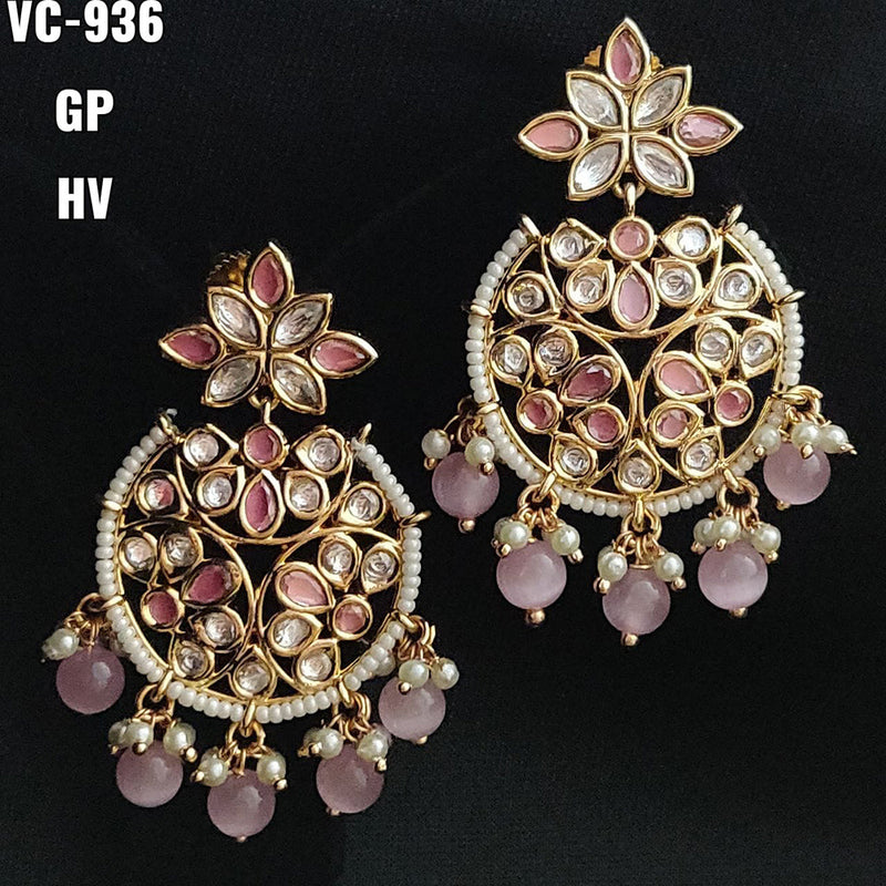 Vivah Creation Kundan Dangler Earrings