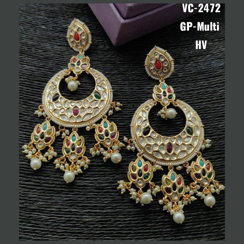 Vivah Creation Kundan Dangler Earrings