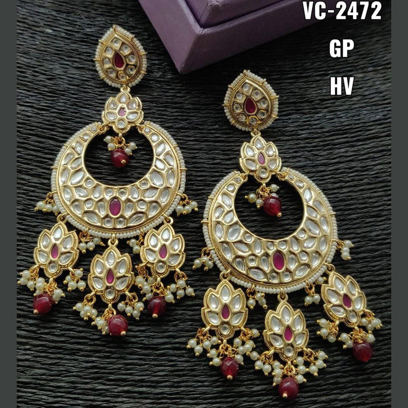 Vivah Creation Kundan Dangler Earrings