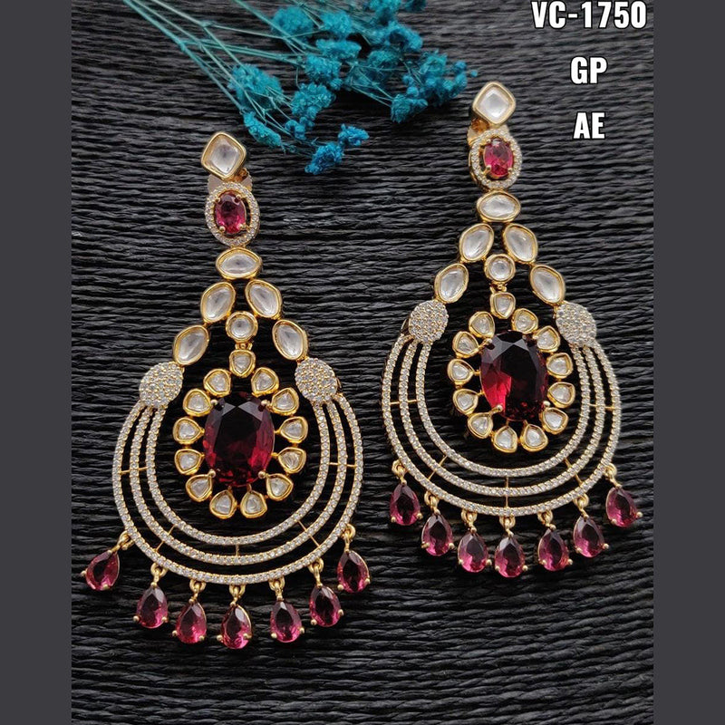 Vivah Creation AD & Kundan Dangler Earrings