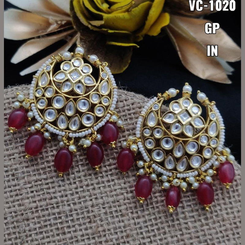 Vivah Creation Kundan Dangler Earrings