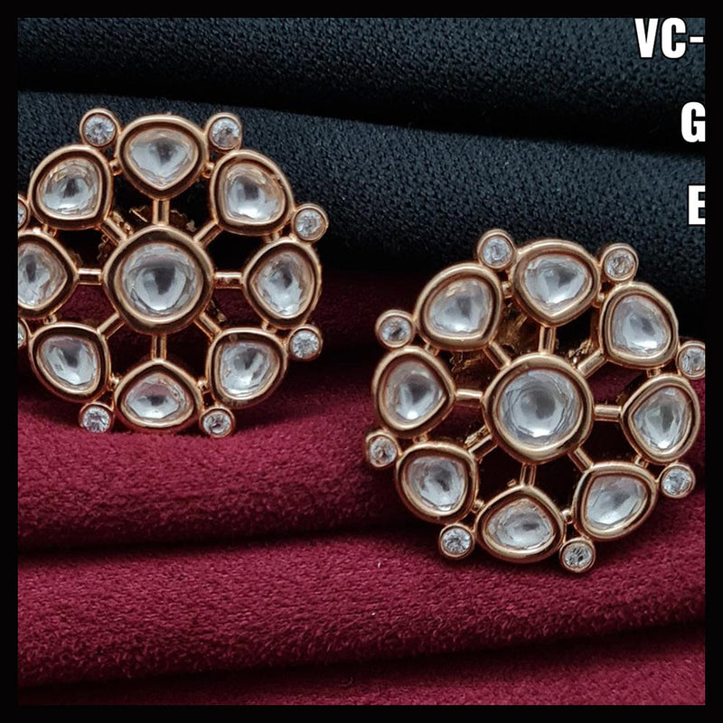 Vivah Creation Kundan Stud Earrings